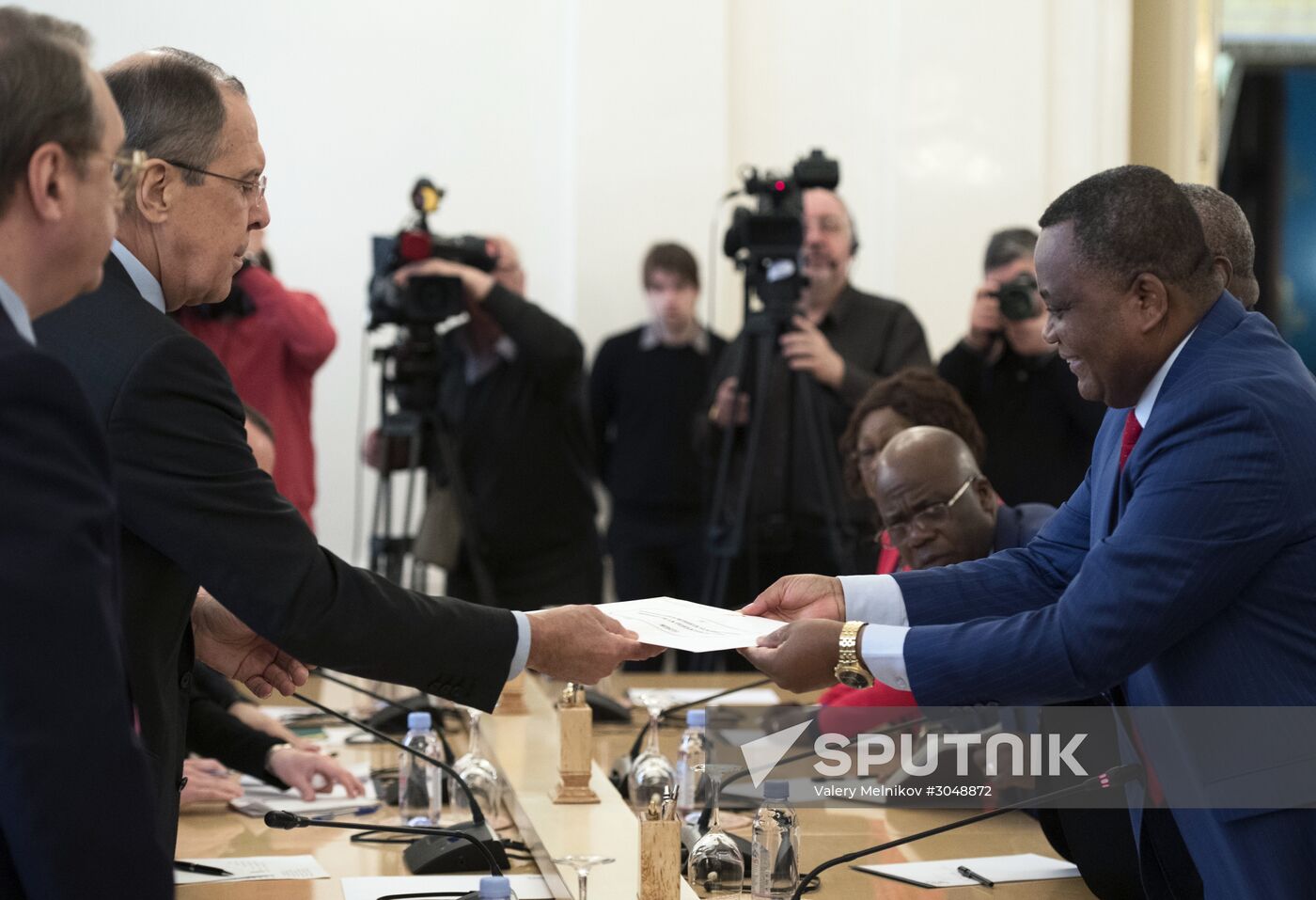 Sergei Lavrov meets with Congolese Foreign Minister Jean-Claude Gakosso