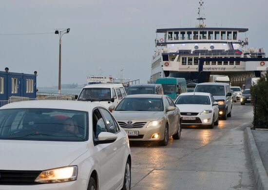 The Kerch ferry crossing