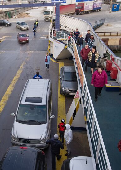 The Kerch ferry crossing