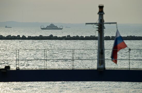 The Kerch ferry crossing