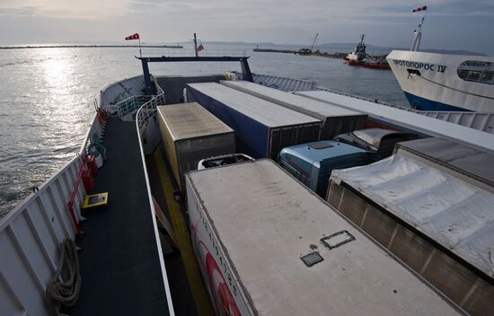 The Kerch ferry crossing