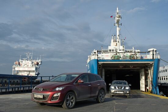 The Kerch ferry crossing