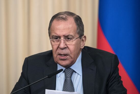 Sergei Lavrov meets with Congolese Foreign Minister Jean-Claude Gakosso