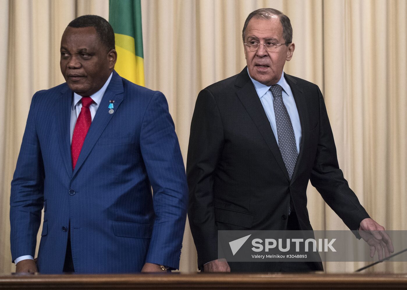 Sergei Lavrov meets with Congolese Foreign Minister Jean-Claude Gakosso