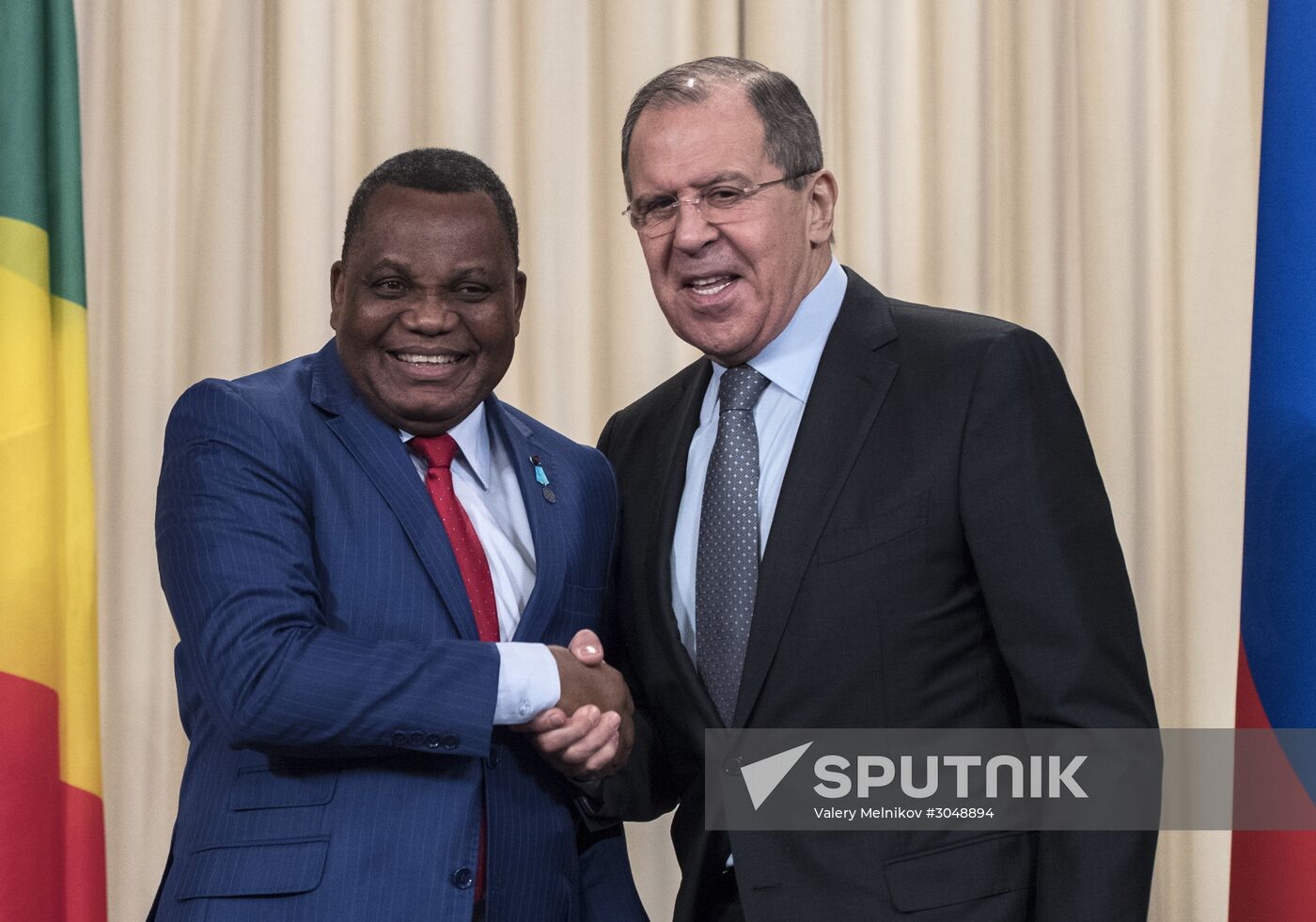 Sergei Lavrov meets with Congolese Foreign Minister Jean-Claude Gakosso
