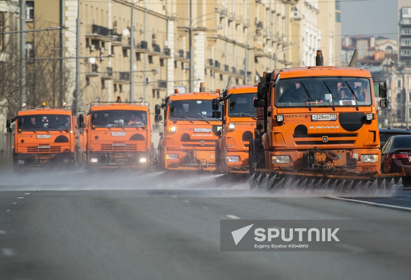 Spring cleaning in Moscow