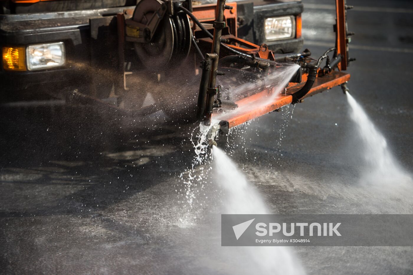 Spring cleaning in Moscow