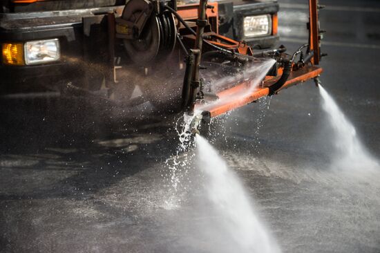 Spring cleaning in Moscow