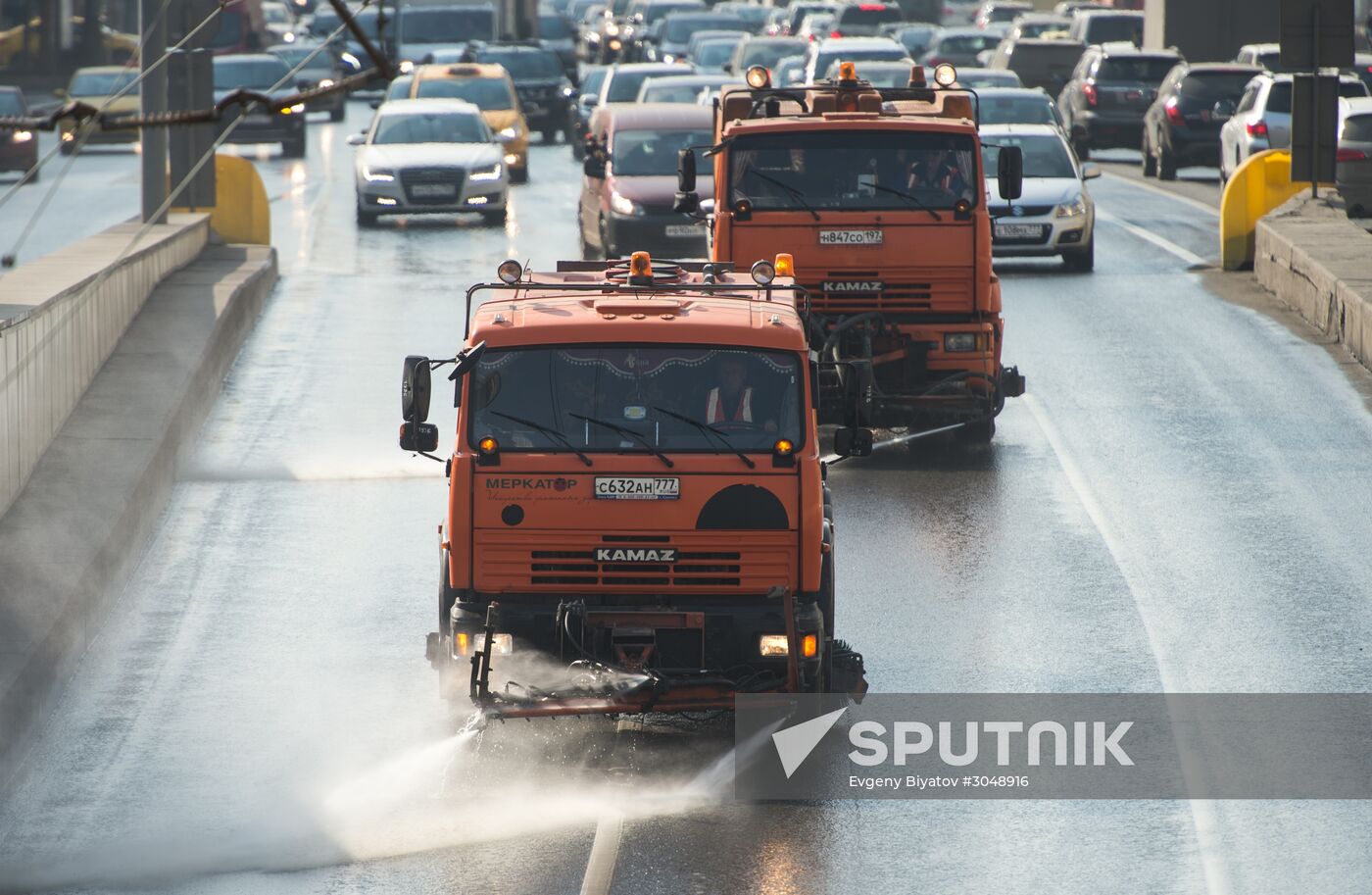 Spring cleaning in Moscow