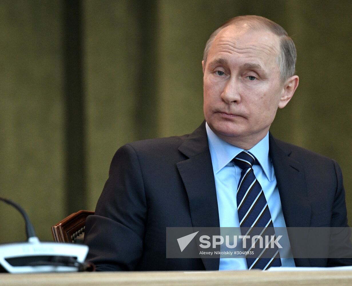 Vladimir Putin attends meeting of the Board of the Russian Prosecutor-General's Office