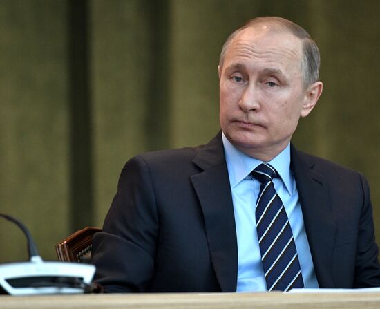 Vladimir Putin attends meeting of the Board of the Russian Prosecutor-General's Office