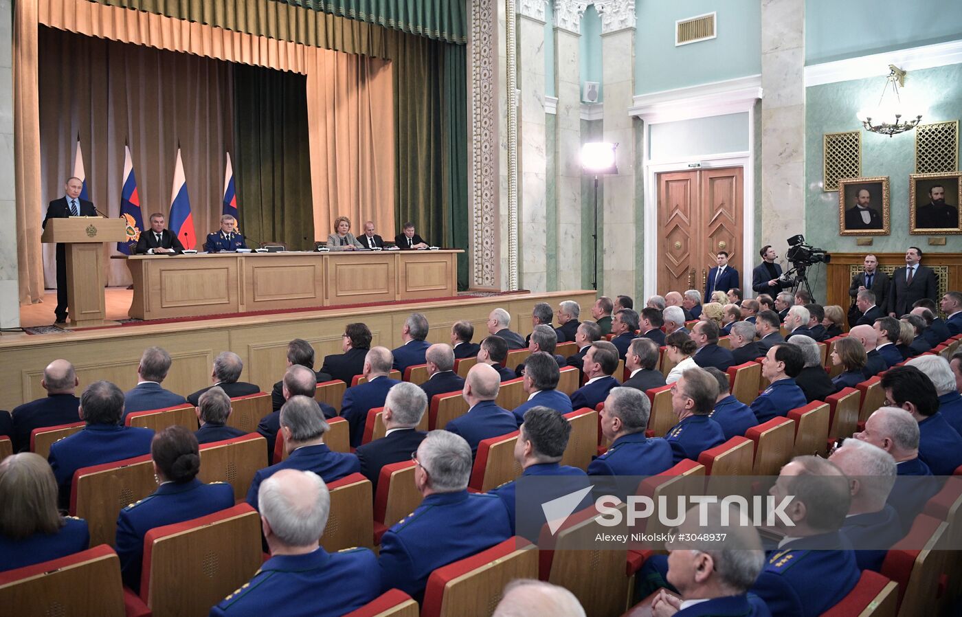 Vladimir Putin attends meeting of the Board of the Russian Prosecutor-General's Office