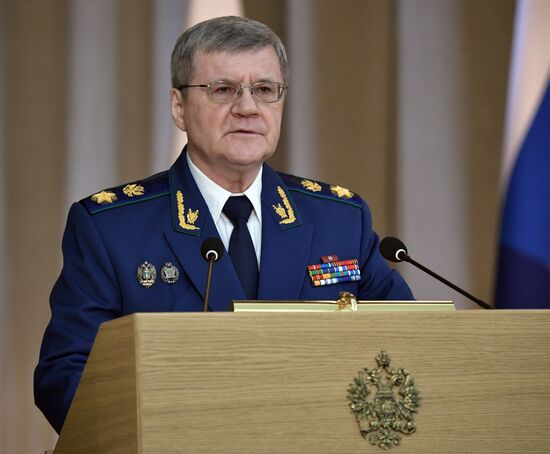 Vladimir Putin attends meeting of the Board of the Russian Prosecutor-General's Office