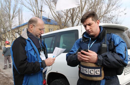 Aftermath of shelling in Donetsk Region