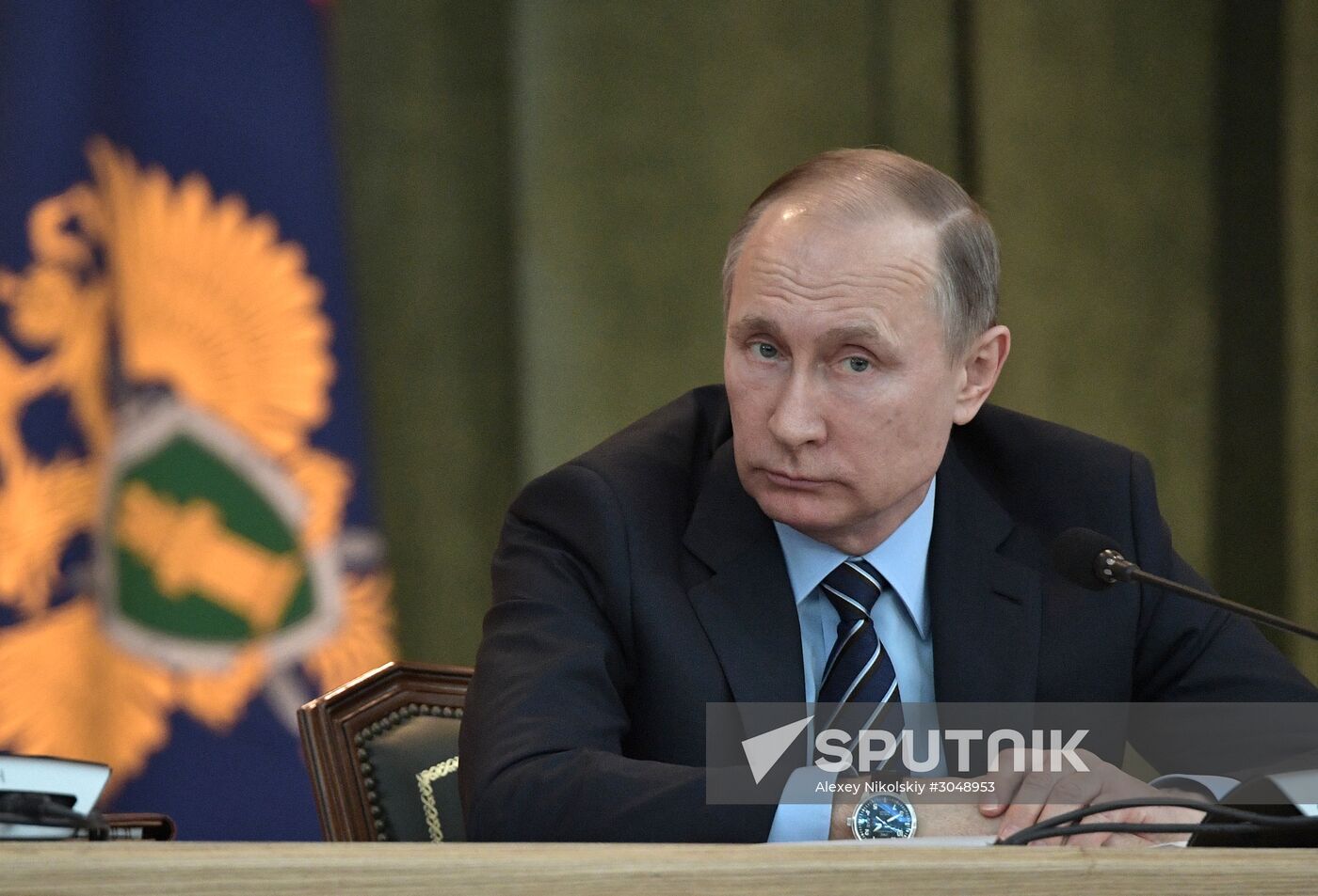 Vladimir Putin attends meeting of the Board of the Russian Prosecutor-General's Office