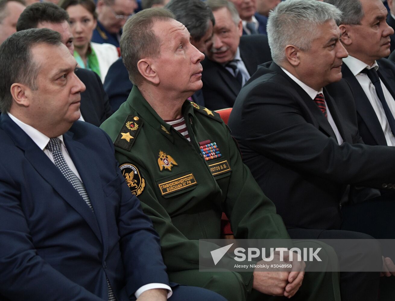 Vladimir Putin attends meeting of the Board of the Russian Prosecutor-General's Office