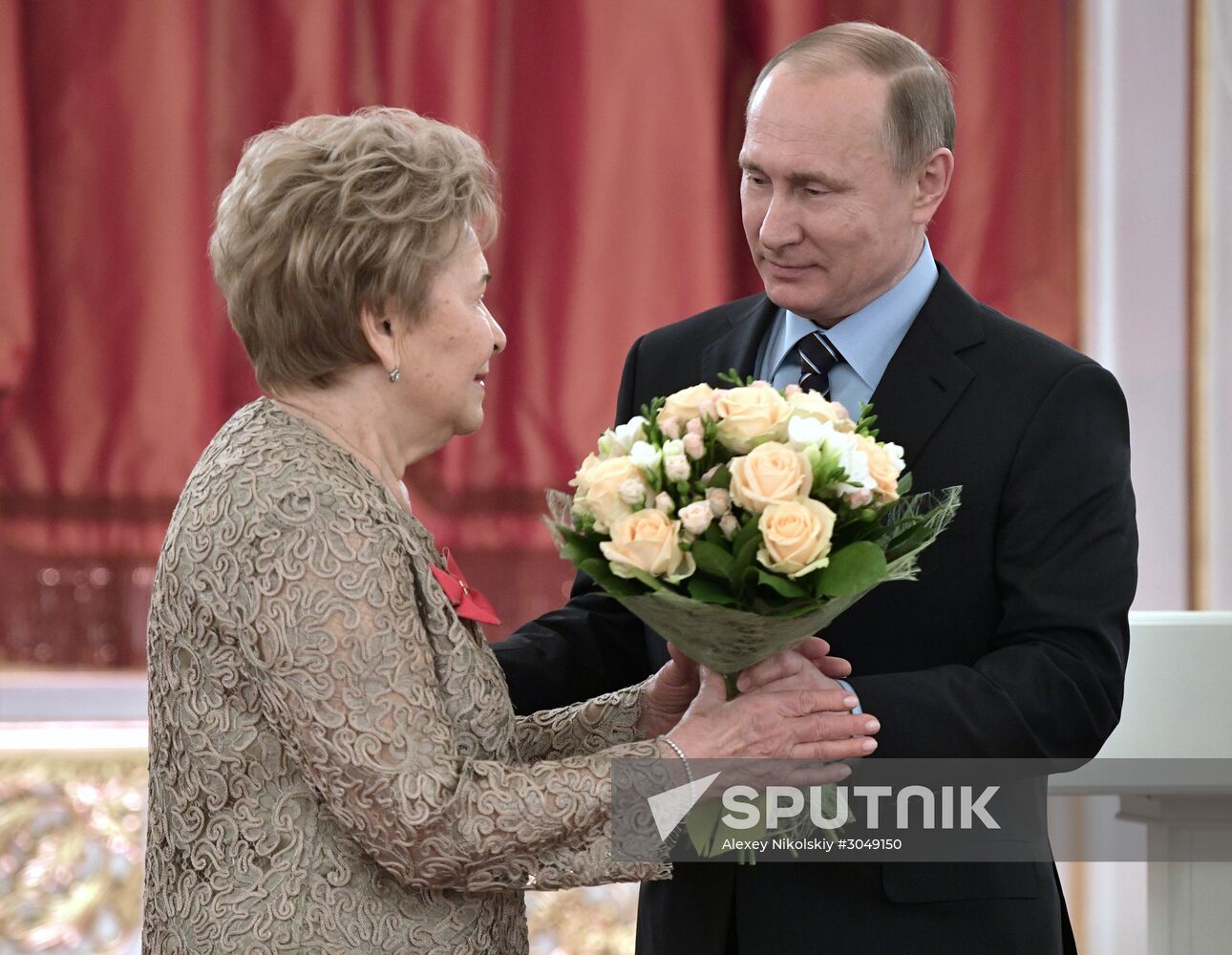 Reception on Naina Yeltsin's birthday