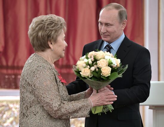 Reception on Naina Yeltsin's birthday