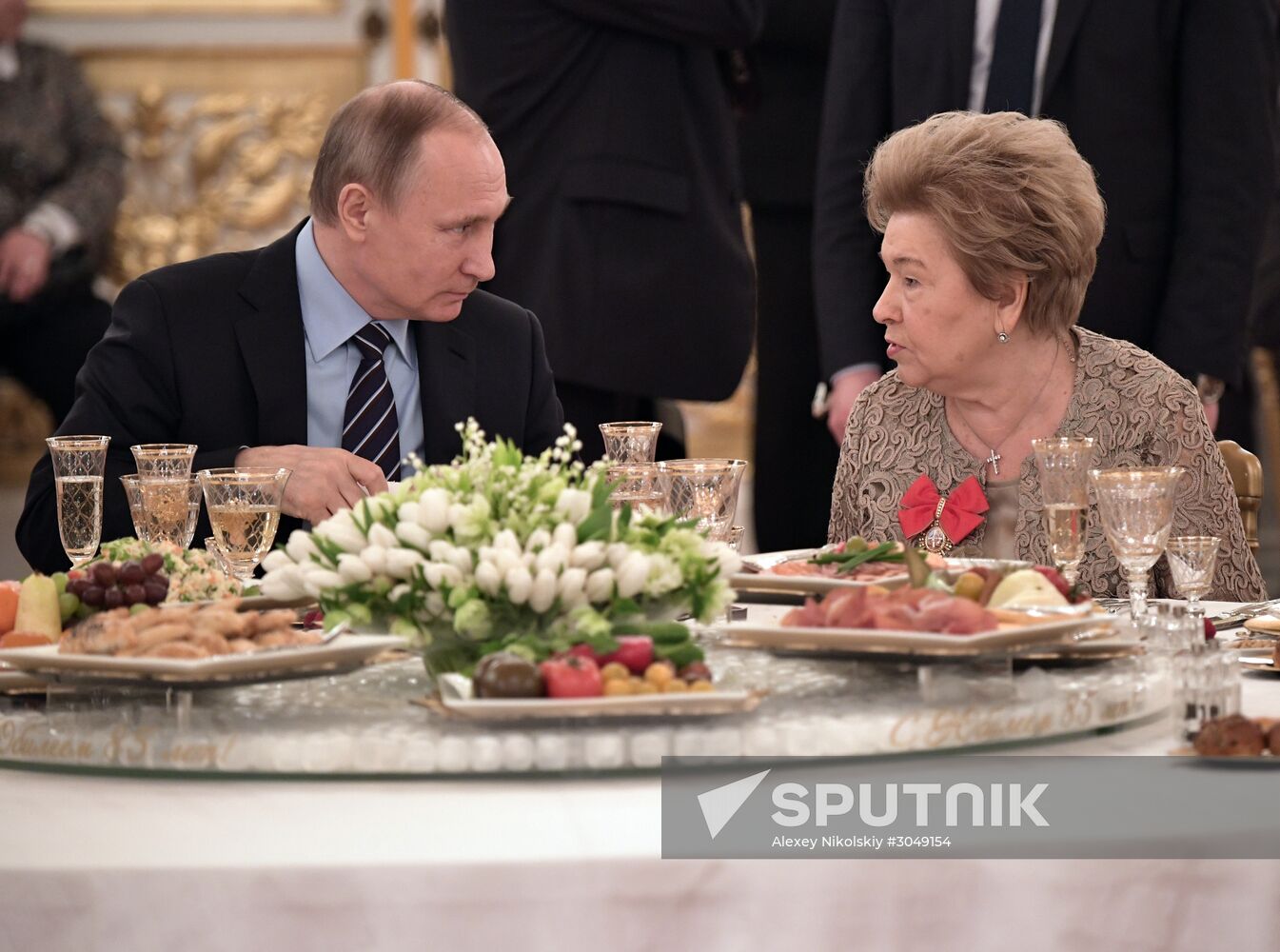 Reception on Naina Yeltsin's birthday