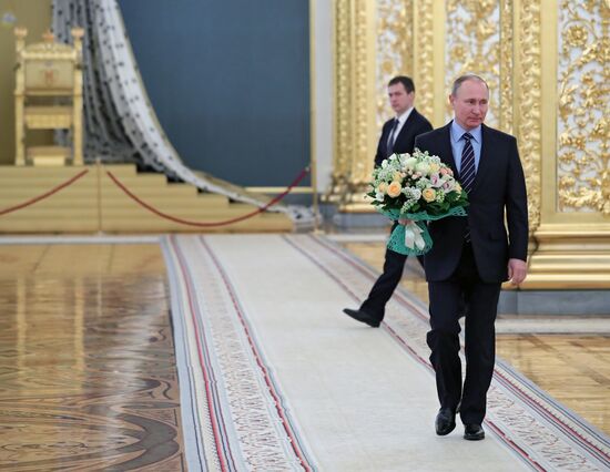 Reception on Naina Yeltsin's birthday