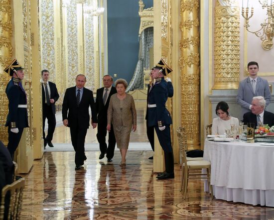 Reception on Naina Yeltsin's birthday