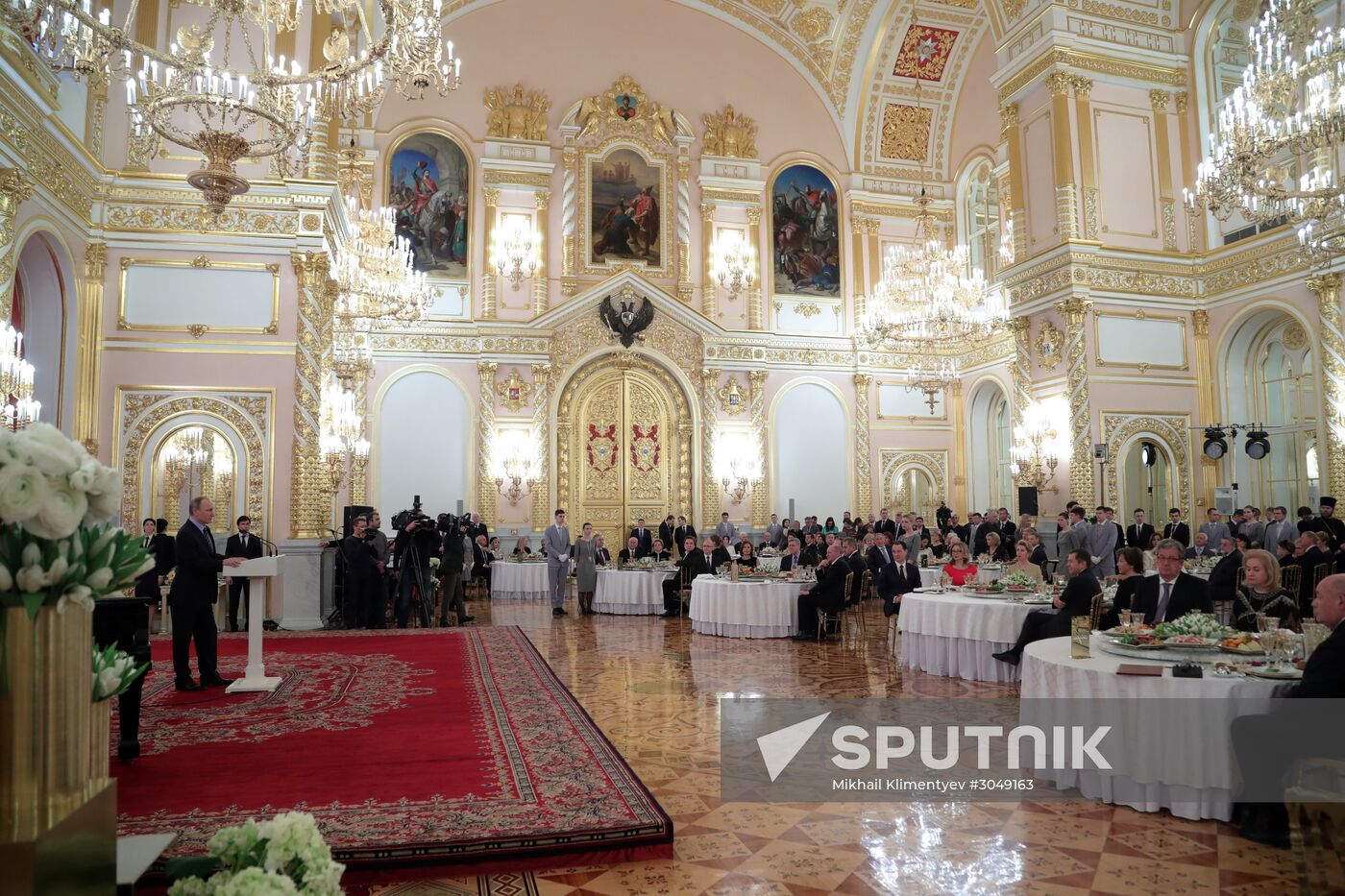 Reception on Naina Yeltsin's birthday