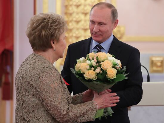 Reception on Naina Yeltsin's birthday