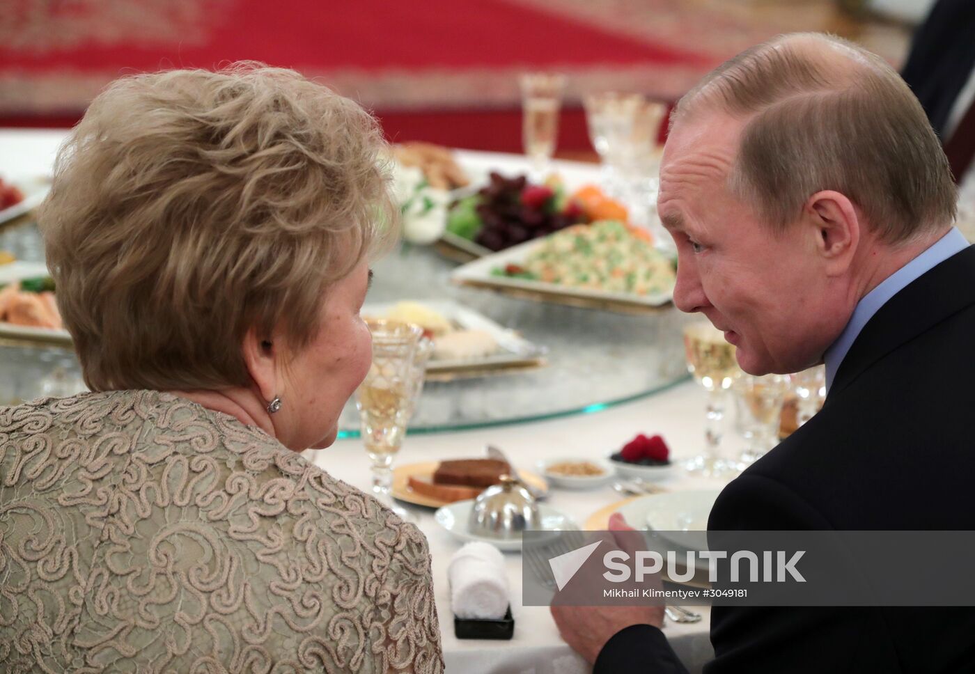 Reception on Naina Yeltsin's birthday