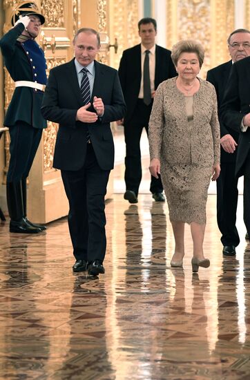 Reception on Naina Yeltsin's birthday