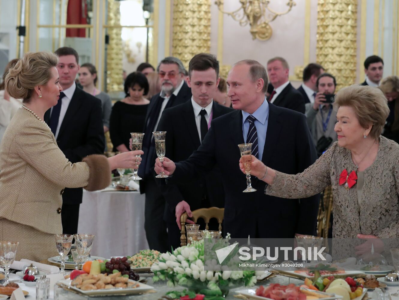 Reception on Naina Yeltsin's birthday