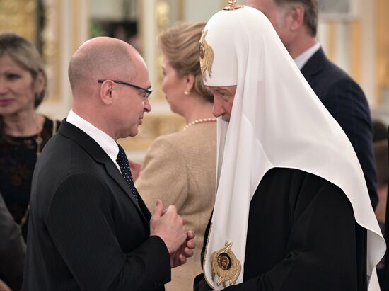 Reception on Naina Yeltsin's birthday