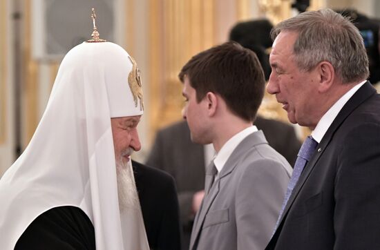 Reception on Naina Yeltsin's birthday