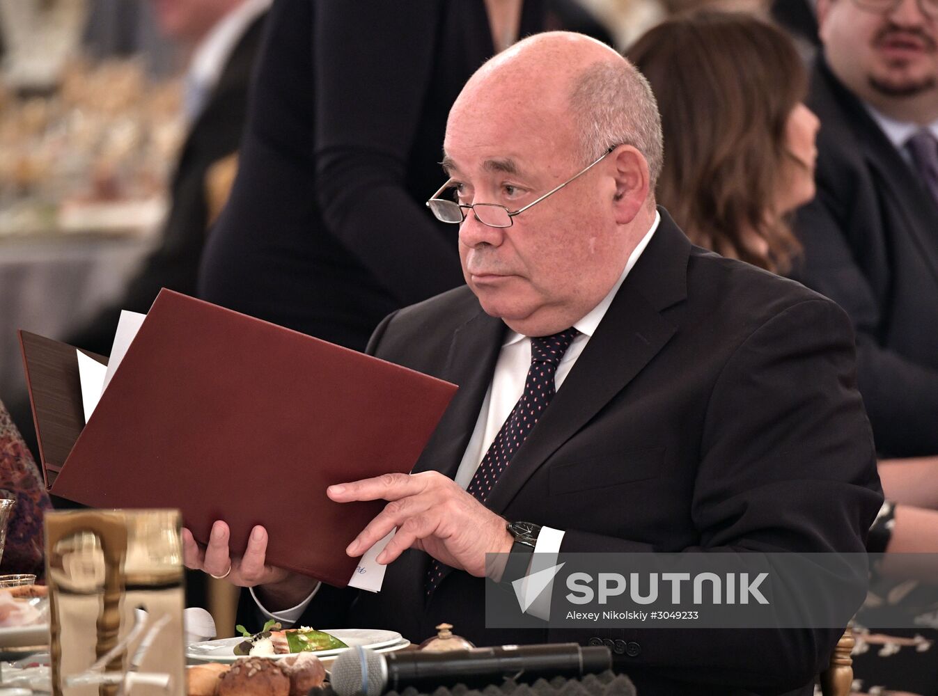 Reception on Naina Yeltsin's birthday