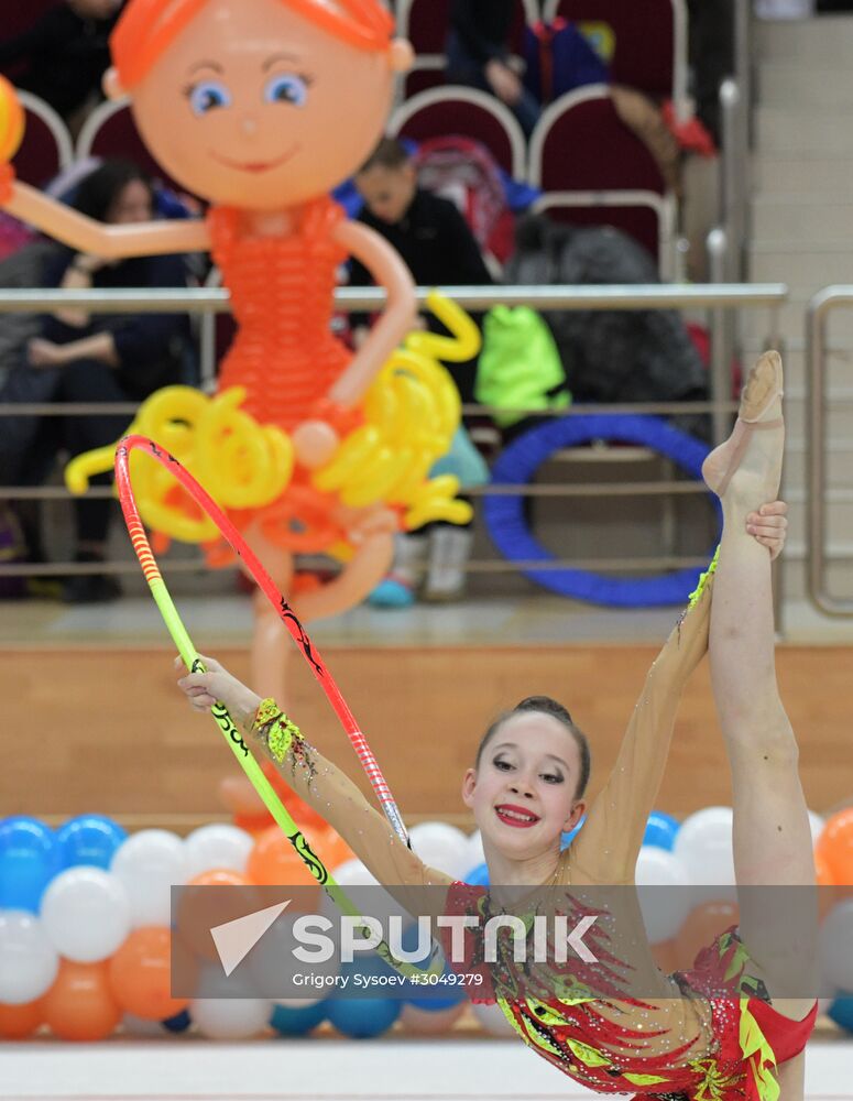 Rhythmic gymnastics. 6th Yana Batyrshina Open Tournament. Day One