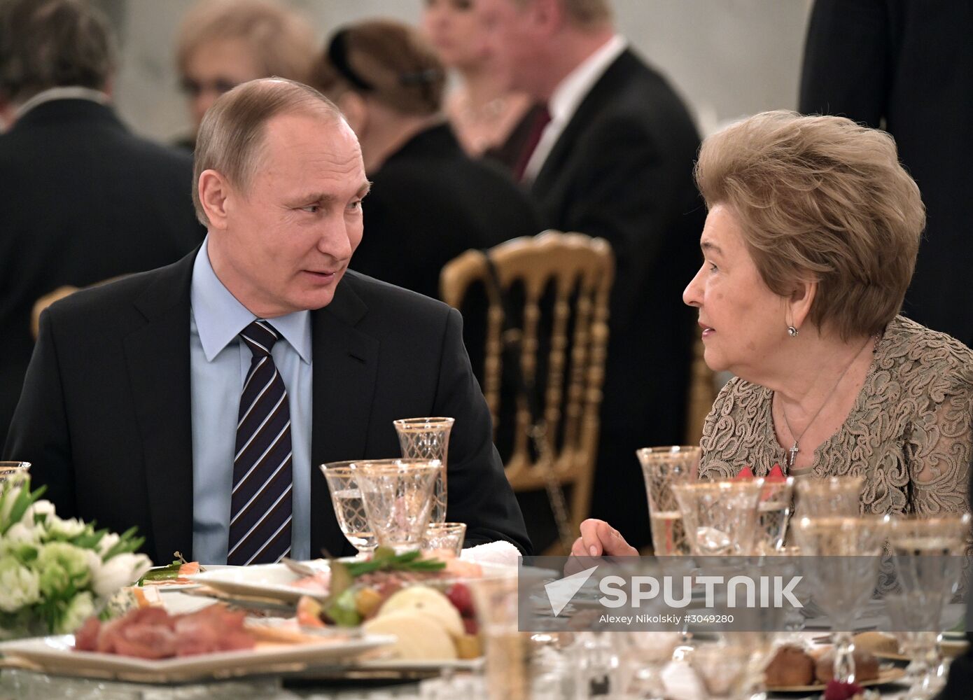 Reception on Naina Yeltsin's birthday