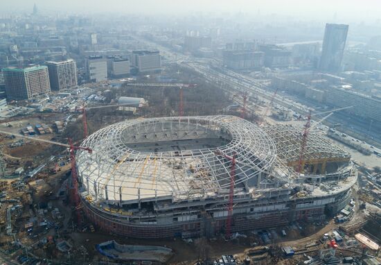 Dynamo stadium under construction