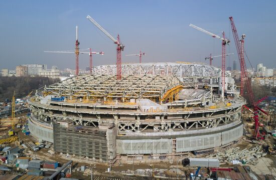 Dynamo stadium under construction