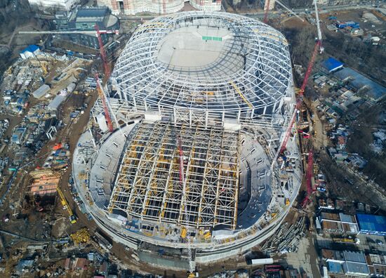 Dynamo stadium under construction