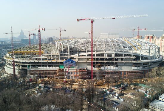 Dynamo stadium under construction