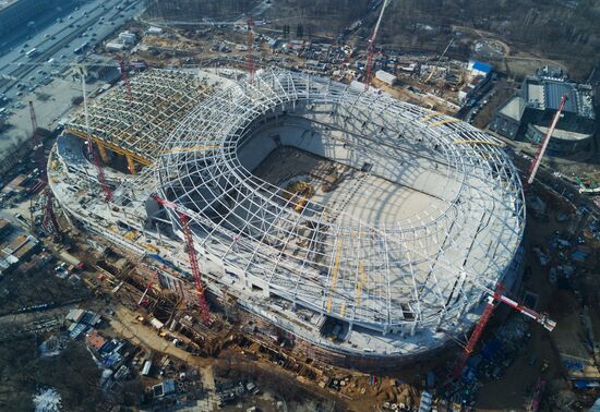 Dynamo stadium under construction