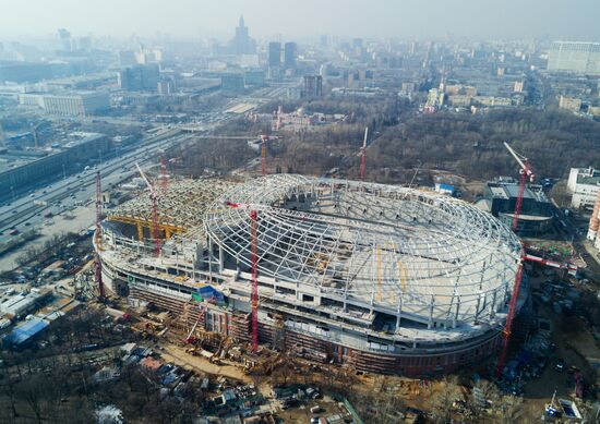 Dynamo stadium under construction