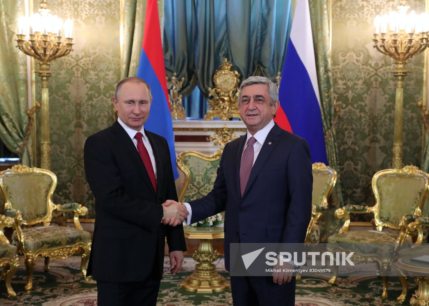 President Vladimir Putin's talks with President of Armenia Serzh Sargsyan