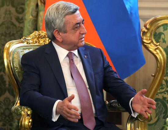President Vladimir Putin's meeting with Armenian President Serzh Sargsyan