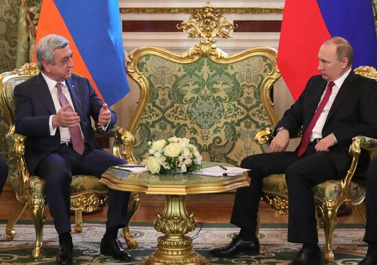 President Vladimir Putin's meeting with Armenian President Serzh Sargsyan