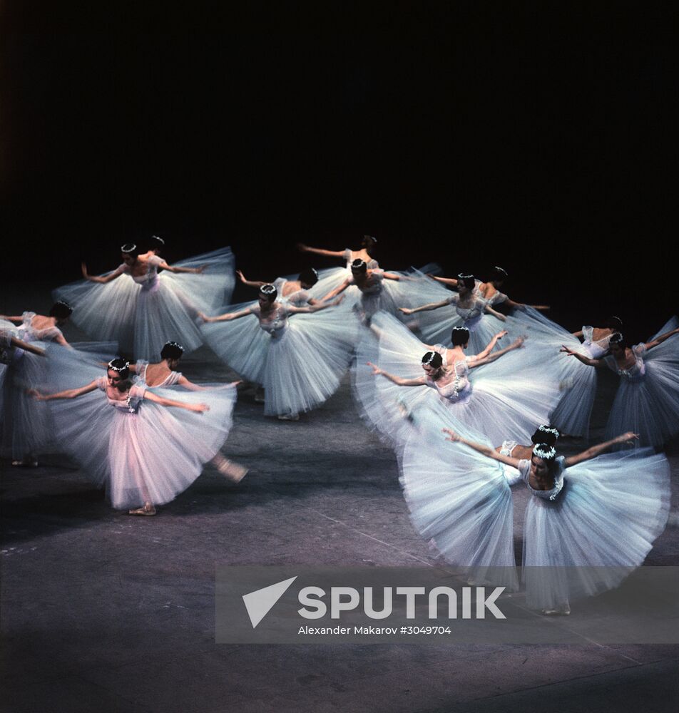 Ballet Giselle staged at Bolshoi Theater