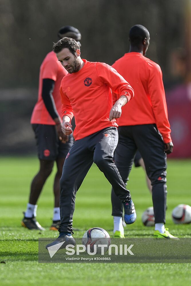 Europa League. FC Manchester United's training session