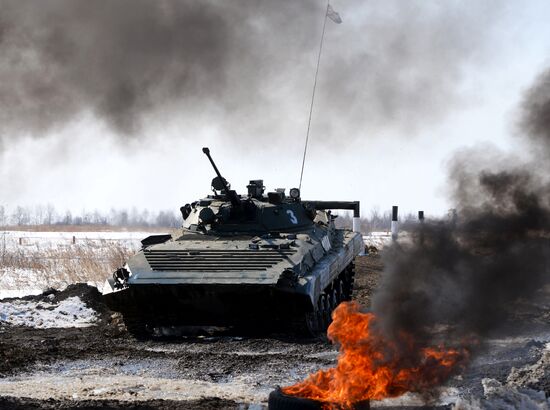 Tank Biathlon 2017 in Khabarovsk. Individual race of infantry fighting vehicles crews