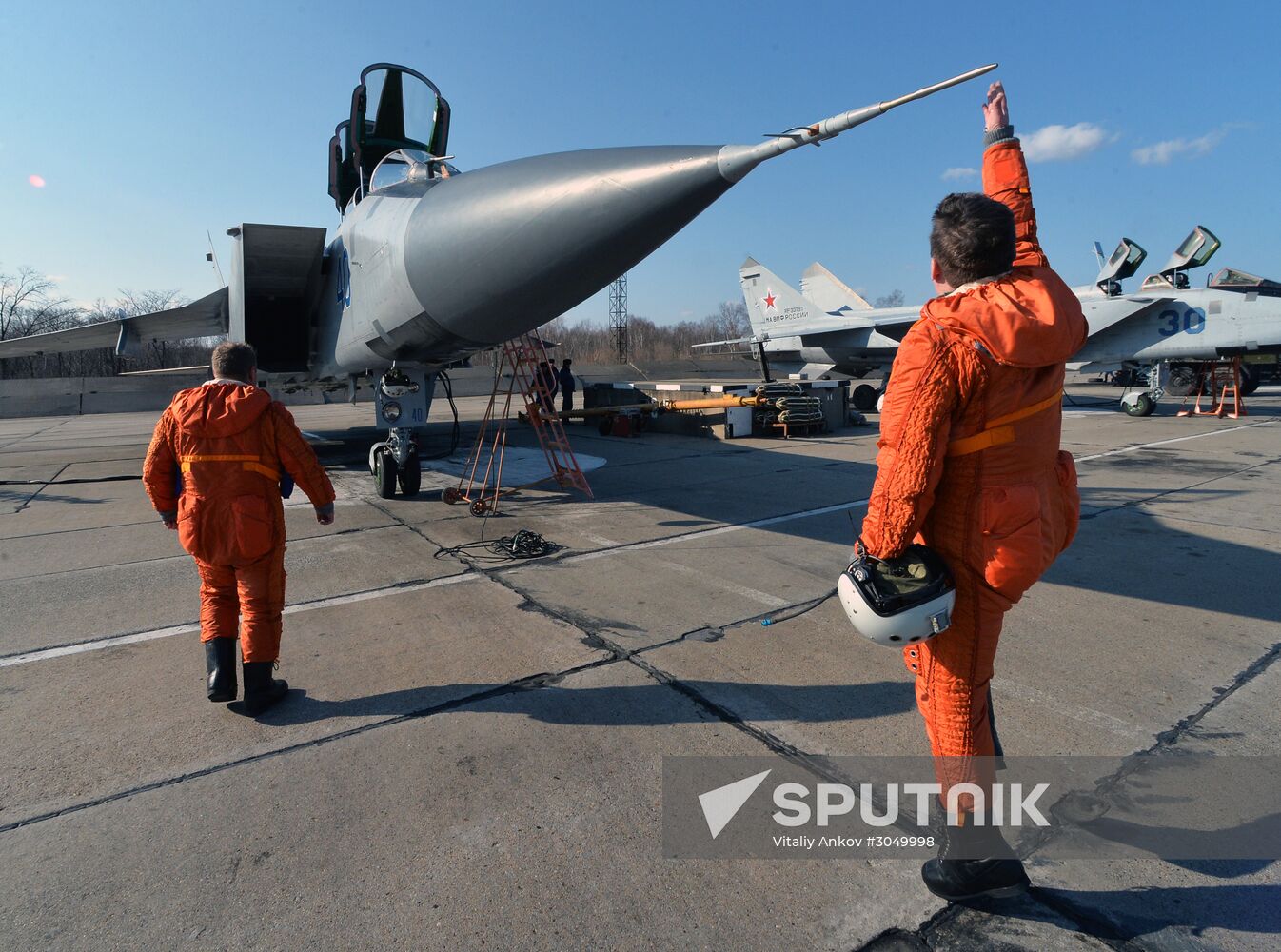 Joint flight drills in Russia's Primorye Territory