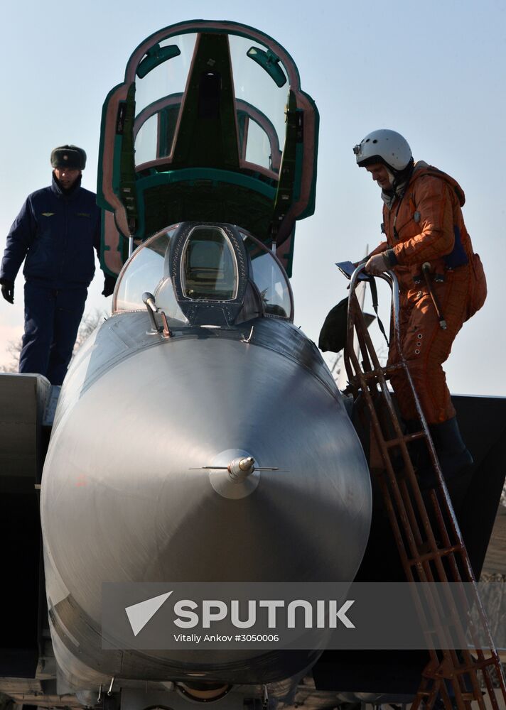 Joint flight drills in Russia's Primorye Territory