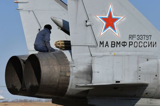 Joint flight drills in Russia's Primorye Territory